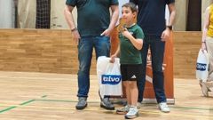 El joven Roi Bello, en Carballo