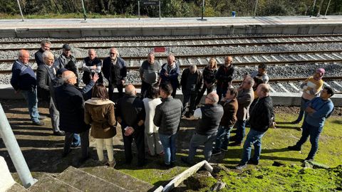 El encuentro se llev a cabo en la estacin de ferrocarril de Santo Estevo de Sil, en Pantn