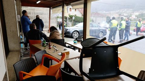 El accidente se produjo en la terraza del bar O Chancho en Santa Cristina de Cobres, en el municipio pontevedrs de Vilaboa