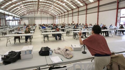 Pabellones de FIMO durante el desarrollo una oposici�n en una convocatoria anterior.