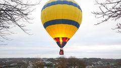 El globo permite disfrutar de las vistas de Lugo