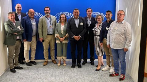 Directivos de Cepesca en Bruselas