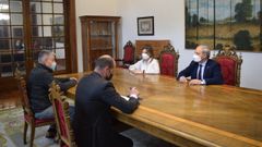 Reuni�n de la Fundaci�n Agroalimentaria con el presidente de la Diputaci�n de Lugo