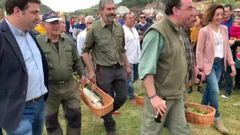 Fernando L�pez Castro y Manuel Fern�ndez Velasco llegan a la feria del salm�n con el campanu 2019 y el primero del Narcea