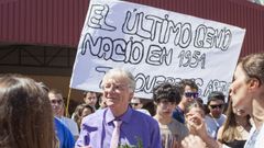 Arturo, en su despedida de las aulas en el 2016