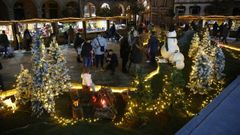 Poblado de Navidad en A Ferrer�a, en el a�o 2020