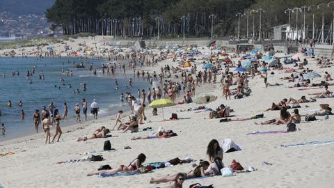 Playa de Samil, en Vigo