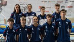 Representaci�n del Club Ximnasia Pavill�n en la selecci�n espa�ola de trampol�n