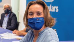 La nueva portavoz del Grupo Parlamentario Popular, Cuca Navarra, en una imagen de archivo en las islas Baleares