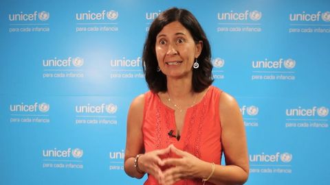 Laura Contreras, directora de Influencia y Alianzas de Unicef