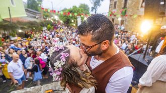 Unha das Prevodas Medievais celebradas en Riob&oacute;, en imaxe de arquivo