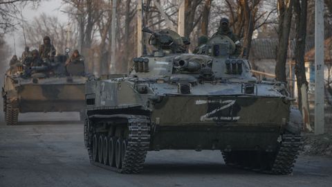 Efectivos del Ejército ruso