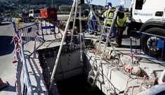 El agua llega al Puerto a trav�s de la red general de Pontevedra, que gestiona la empresa Aquagest.