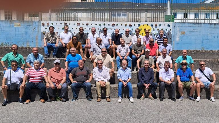 Los antiguos compa�eros de pupitre, reunidos en Foz