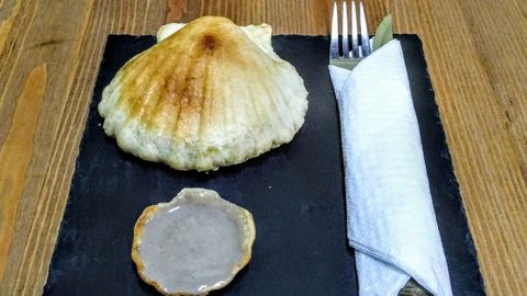 Una de las tapas de lamprea de una edici�n anterior de la ruta.