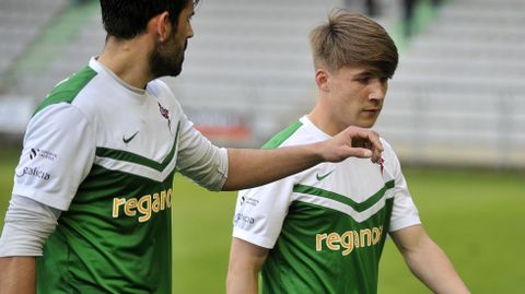 Aar�n Rey jug� un cuarto de hora con el Racing de Ferrol ante el Tudelano 