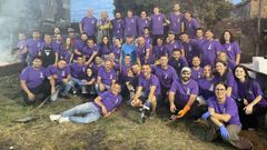 Los vecinos de Bribes, en Cambre, se implican mucho en las celebraciones.