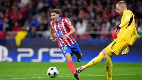 Julián Alvarez.Julián Alvarez con el Atlético de Madrid