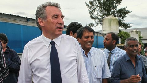 Bayrou, durante una campaa electoral