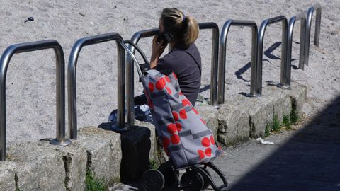 Disfrutando de un paseo por A Coru�a