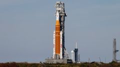 El cohete SLS de la misi�n Artemis II.