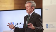 El presidente de la Xunta, Alfonso Rueda.