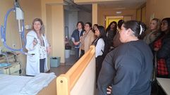 Alumnos de la acci�n formativa para desempleados, en Bergondo. 