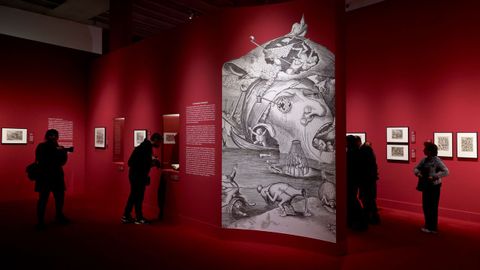 Exposici�n �El Bosco y Brueguel. Un viaje a mundos fant�sticos� que se puede ver en la Fundaci�n Barri� hasta el 24 de enero del 2027.