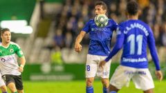 Christian Fern�ndez en el Racing-Real Oviedo