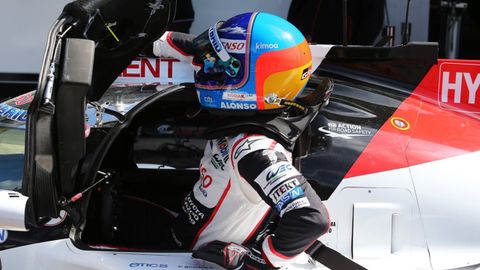 Fernando Alonso en la sesi�n de libres de las 6 horas de Spa