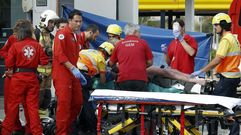 El incendio en una gasolinera causa la muerte de un operario y deja otro gravemente herido