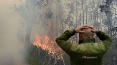 Siguen los incendios en Cantabria.