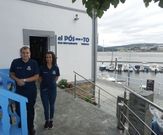 El local está en la parte baja de la Cofradía de Pescadores. 