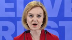 La jefa de la diplomacia britnica, Liz Truss