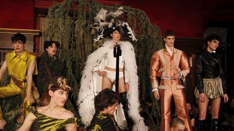 Algunos de los dise�os que present� en Madrid