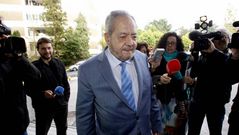 Gervasio Rolando Rodr�guez Acosta, llegando al juzgado de Lugo