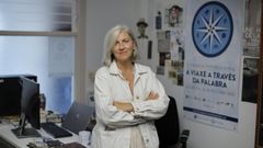 Mara Elvira Lezcano es profesora de la Universidade da Corua y codirectora del congreso A viaxe a travs da palabra