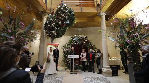 La muestra floral puede visitarse hasta este jueves