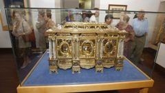 Un arca de crista de roca, regalo del papa Urbano VIII, figura entre las obras del museo