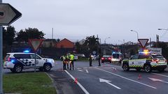 Dispositivo policial en Pontevedra