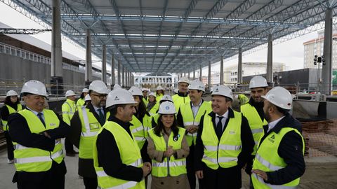 Visitas a las obras de la intermodal de A Coru�a