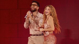 Shakira durante su �ltimo concierto en Madrid junto a Maluma