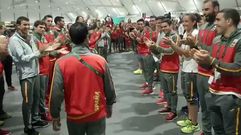 El emotivo recibimiento a Jes�s �ngel Garc�a Bragado