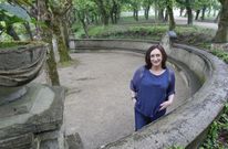 El banco sonoro de la Alameda permite que personas que est�n en los extremos se oigan. 