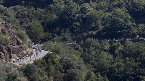Tras atravesar el Sil, La Vuelta dej� atr�s la provincia de Lugo