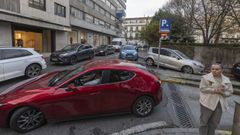 El prking de la plaza de Galicia, cuya concesin concluye en julio, suele estar al completo a diario en las fiestas de Nadal