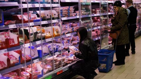 Foto de archivo de un supermercado de Lidl en Londres