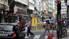 Las obras obligaron a cortar San Andr�s al tr�fico en febrero
