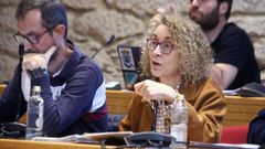 Cristina Davila, portavoz del BNG de Ponteareas