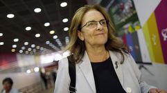 La directora ejecutiva de Petrobras, Maria das Gra�as Silva Foster, llegando al aeropuerto de Brasilia.